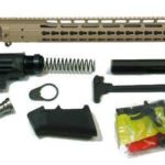 20″ Flat Dark Earth FDE 308 Rifle Kit 15″ Free Float Keymod Rail