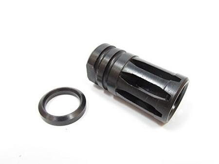 AR15 A2 Bird Cage Flash Hider with Crush Washer