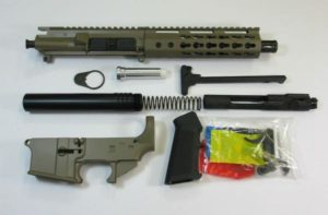 AR-15 flat dark earth pistol kit