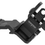 leapers utg accu-sync ar-15 45 degree offset rear flip up sight