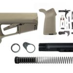 Magpul ACS-L Lower Build Kit with Stock, Lower parts, grip and stock hardware flat dark earth