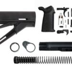 Magpul CTR Lower Build Kit Stock Lower Parts Kit Stock Hardware MOE Grip – Black