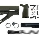 magpul ctr lower receiver build kit with stock, stock hardware, and lower parts kit - OD Green