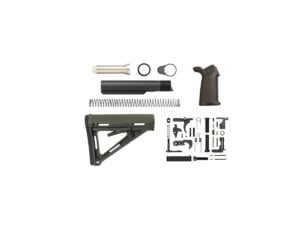 Magpul MOE Lower Build Kit Stock Lower Parts Kit Stock Hardware MOE Grip – Olive Drab OD Green
