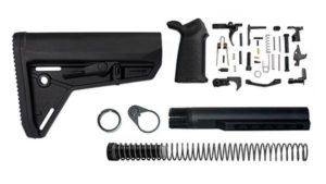 Magpul ACS-L Lower Build Kit with Stock, Lower parts kit, grip hardware - OD Green