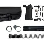 magpul moe SL-K lower build with stock, lower parts kit, and stock hardware - Black