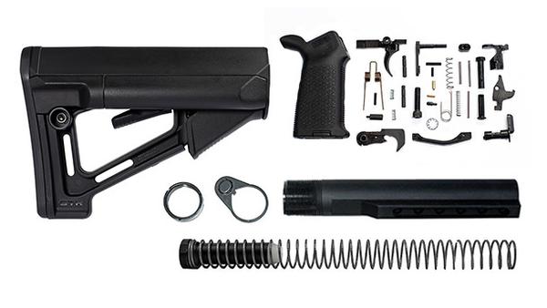magpul STR Lower Build Kit including stock, lower parts kit - Black