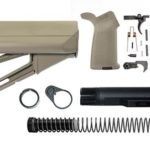 Magpul STR Lower Build Kit Stock Lower Parts Kit Stock Hardware MOE Grip – Flat Dark Earth FDE