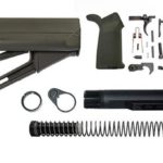 Magpul STR Lower Build Kit ODG - Stock Lower Parts Kit Stock Hardware MOE Grip - OD Green