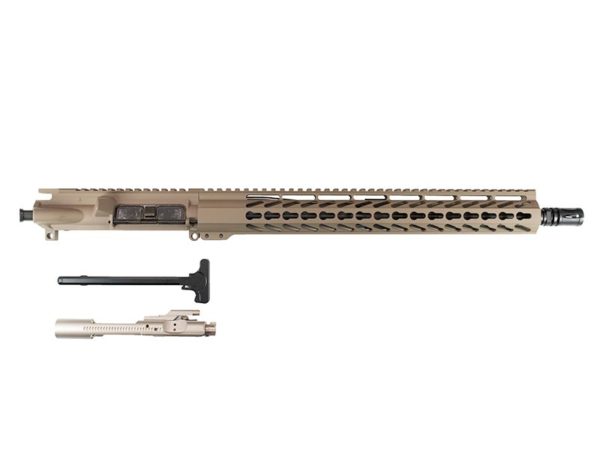 AR15 16″ Flat Dark Earth Upper with 15″ Keymod and Nickel Boron Bolt Carrier Group and Charging handle