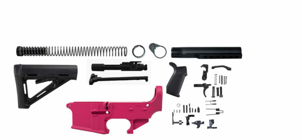High-Quality Pink Lower Build Kit Components