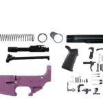 Customize Your AR: Purple Lower Build Kit with Magpul Stock