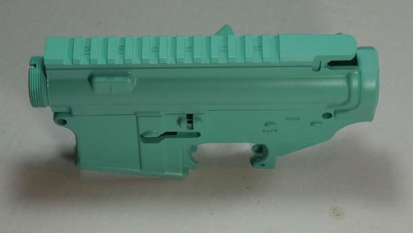 AR 15 tiffany blue upper and lower set