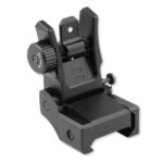 utg leapers low profile flip-up rear sight with dual aiming aperture