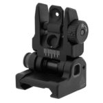 leapers utg accu-sync spring loaded ar-15 rear flip up sight