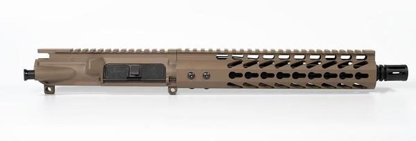 10.5 inch AR-15 Pistol Upper FDE with Titanium Nitride bolt carrier group