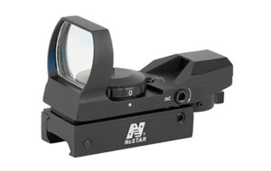 NcSTAR Red Four Reticle Reflex Optic in Black