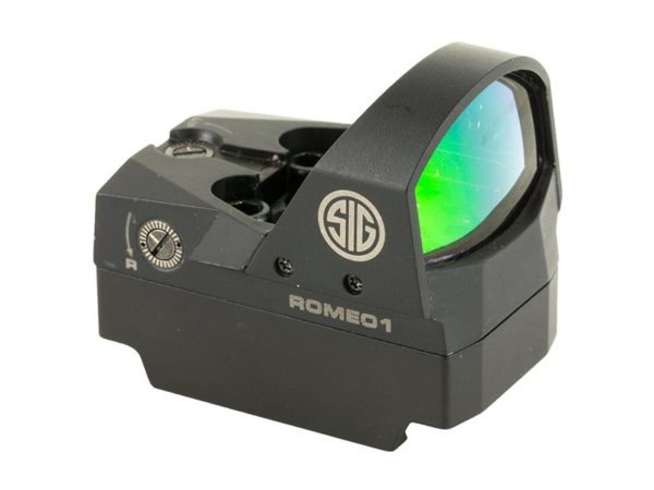 Sig Sauer ROMEO1 Reflex Sight with Picatinny Mount in Black