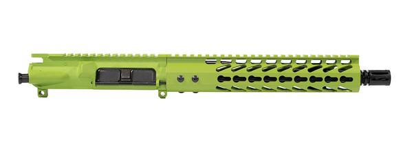 zombie green AR-15 Pistol upper 10.5" with 10" keymod hand guard