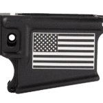 Laser Engraved American Flag 80% AR-15 Anodized Lower Receiver