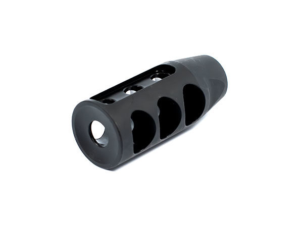 Tiger Rock AR-15 / AR-10 Compact Muzzle Brake Black – 5/8×24