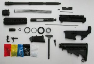 complete rifle kit with 80 percent lower
