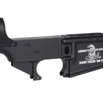 AR-15 Black Lower with Laser Engraved Don’t Tread On Me Design – Top-Tier Firearm Customization