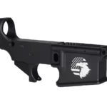 Elevate Your AR-15 Build with 80% Eagle over Flag Laser Engraved Black Lower
