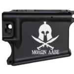 Laser Engraved MOLON AABE SPARTAN 80% AR-15 Anodized Lower receiver