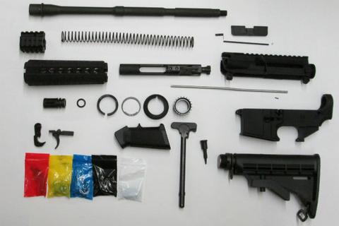 Complete AR15 Rifle Kit WITH 80% Stripped Lower Receiver
