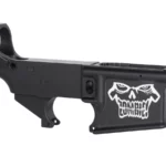Personalized 80% AR-15 Lower: Zombie Head Engraving