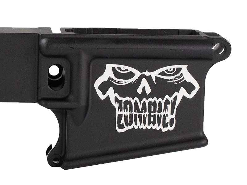 AR15 80 Laser Engraved Zombie Lower