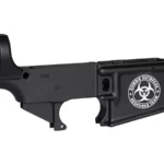 Personalized Tactical AR-15 Lower: ZOMBIE Outbreak Team Emblem