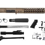 10.5″ 5.56 Flat Dark Earth Pistol Kit 10″ Keymod Handguard Rail