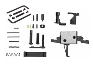 cmc 3.5 lb. straight drop in trigger with lower parts build kit including kns anti-walk pins