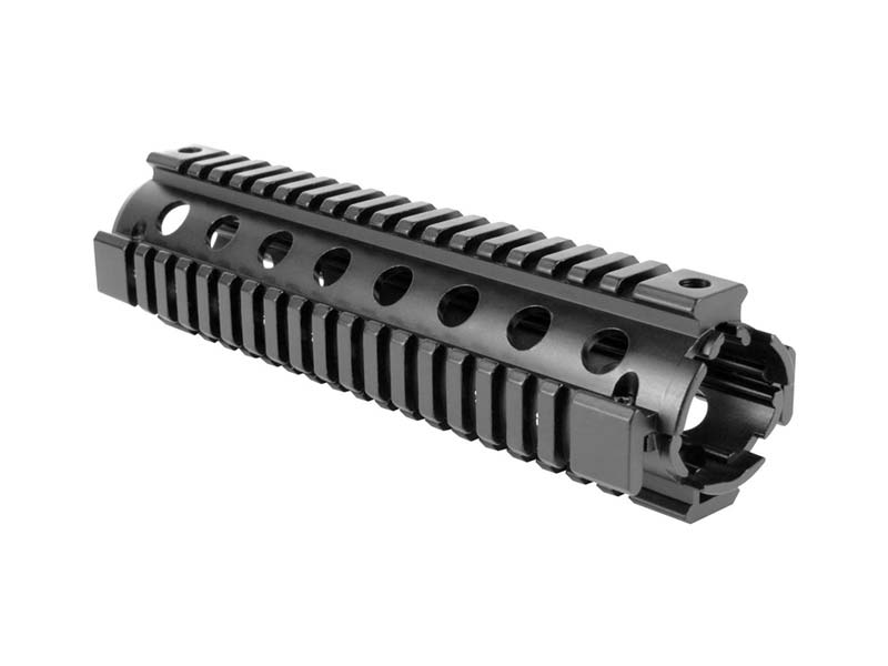 AIM Sports AR-15/M4 10″ Two-Piece Quad Rail – Black – Daytona Tactical