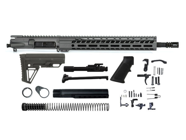 Ghost Firearms Elite 16″ .300 Blackout Rifle Kit – Tungsten Grey
