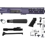 ghost rifles purple 7.5" pistol kit 5.56 with mlok handguard