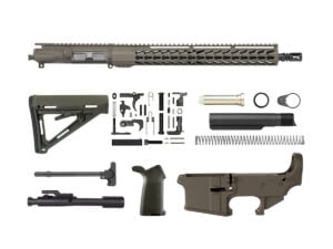 OD Green 16″ Rifle Kit 5.56 15″ Slim Keymod with Lower in USA
