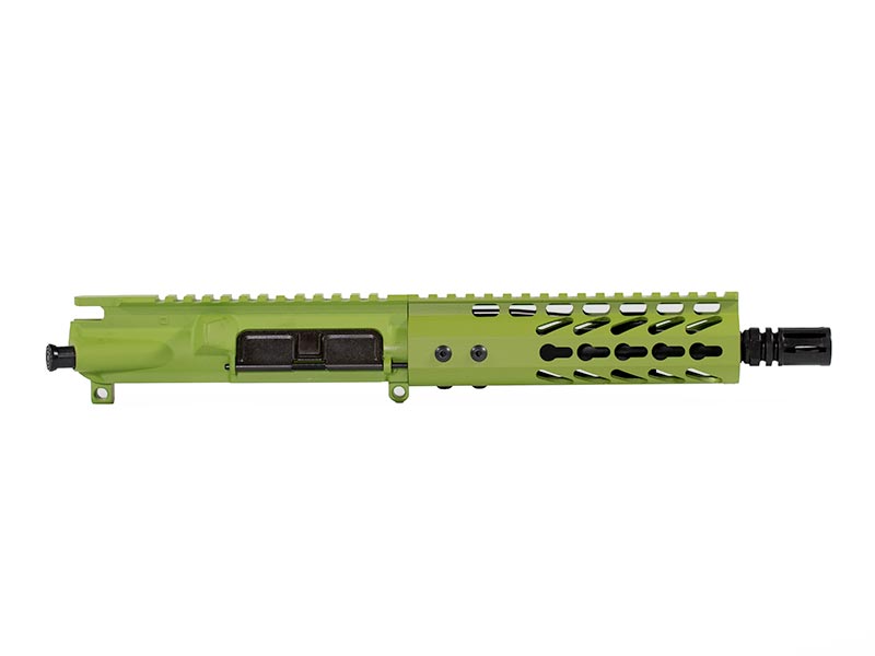 zombie green 7.5" upper with keymod rail