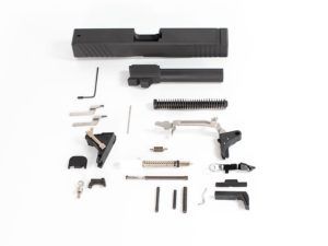 Glock 19 Compatible Compact 80% Pistol Frame with Parts Kit