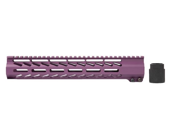 Buy 12 inch Cerakote M-LOK Free Float Rail – Purple Online, USA