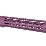 Get Tactical Versatility with the 12-inch Purple AR-15 M-Lok Handguard