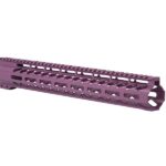 Elevate Your Shooting Experience with a 15-inch Purple AR-15 M-Lok Handguard