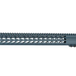 15″ Blue Titanium Custom AR-15 Slim Free Float Keymod Handguard