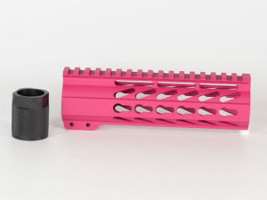 7″ Keymod Handguard Free Float Light Weight in Pink