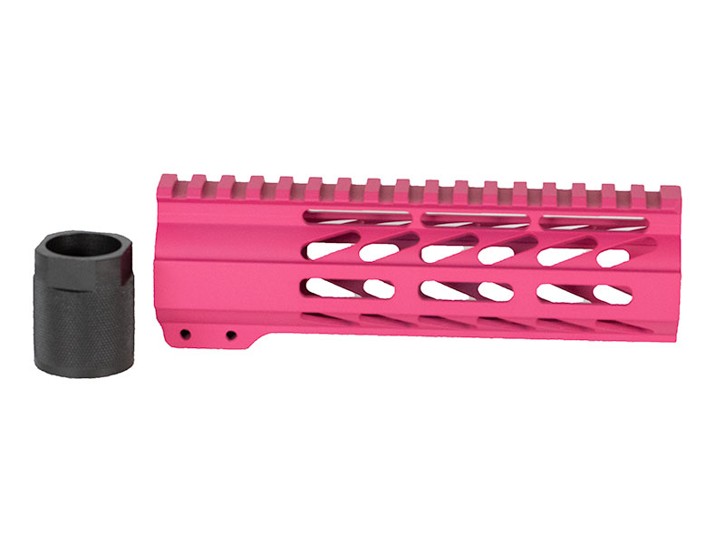7" Pink M-Lok Handguard