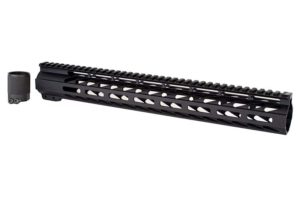 Buy 15 inch M-LOK Free Float Rail – Black, USA - Daytona Tactical