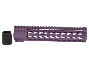 10″ AR-15 Slim Light Weight Keymod Handguard in Purple