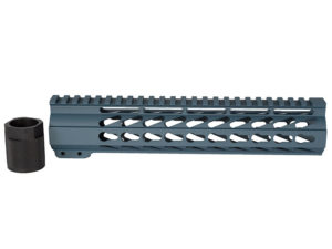10″ AR-15 Ultra Slim Keymod Handguard in Titanium Blue